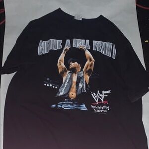 Black Heavy Weight WWE Graphic Men's Shirt